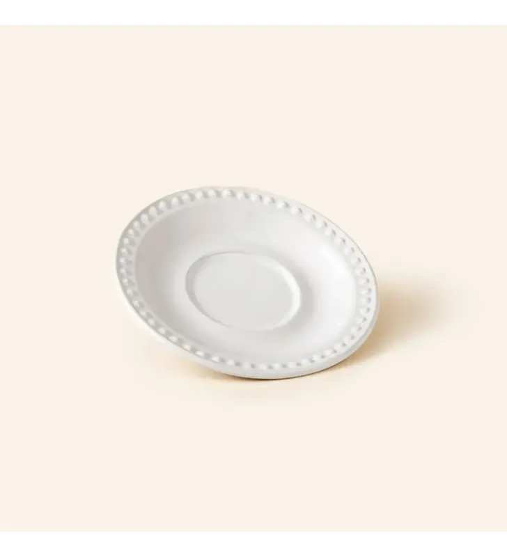 PLATO PARA TAZA EMBOSS MAUVE REDONDO OPACO