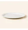 PLATO TRINCHE EMBOSS MAUVE REDONDO OPACO