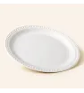 PLATO TRINCHE EMBOSS MAUVE REDONDO OPACO
