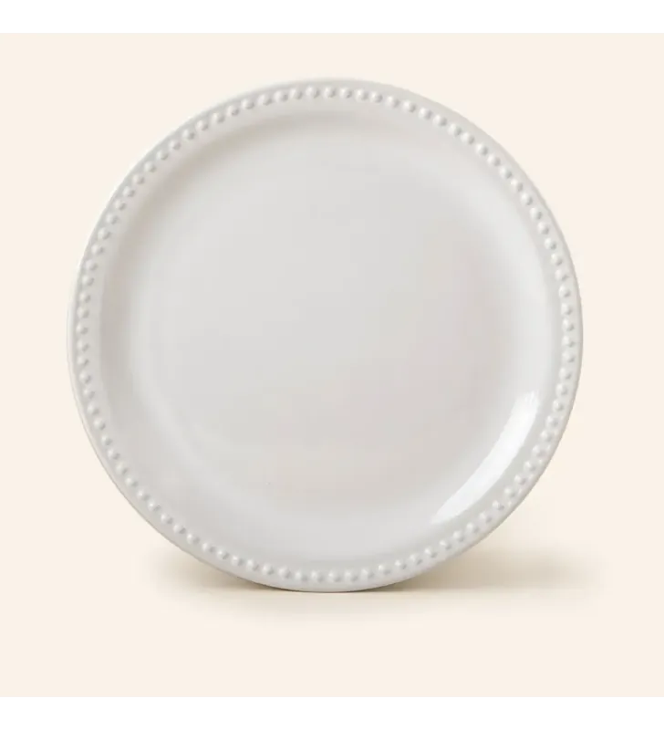 PLATO TRINCHE EMBOSS MAUVE REDONDO OPACO