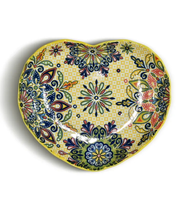 CUR-100 PLATO EN FORMA DE CORAZÓN DE 9 PULGADAS