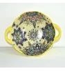 CUR-103 TAZÓN DE SOPA EN RELIEVE CON DOBLE ASA DE 9.5 PULGAD