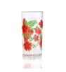 9660 VASO DECORADO FLORES ROJA CZI