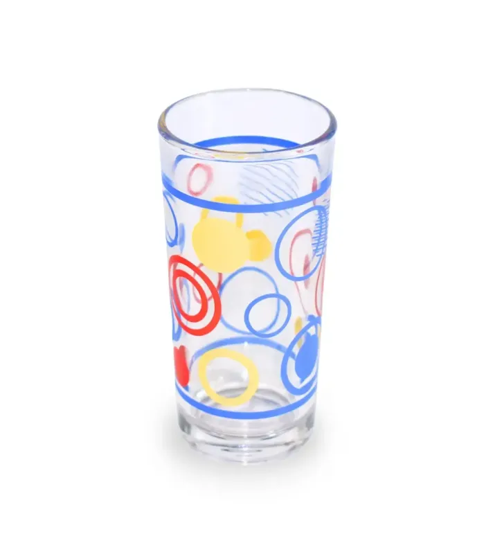 9660 VASO CIRCULOS AZUL Y ROJO (AZL)