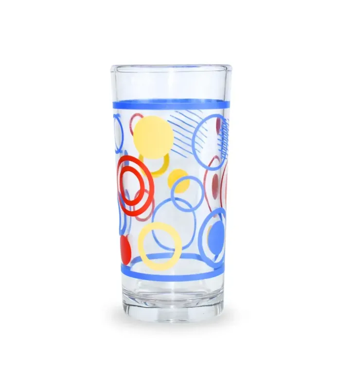 9660 VASO CIRCULOS AZUL Y ROJO (AZL)