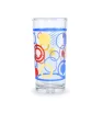 9660 VASO CIRCULOS AZUL Y ROJO (AZL)
