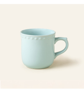 TAZA EMBOSS MAUVE BABY TURQUOISE