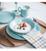 PLATO SOPERO EMBOSS MAUVE BABY TURQUOISE