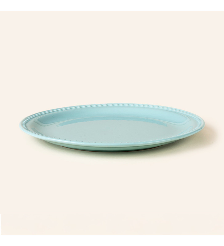 PLATO TRINCHE EMBOSS MAUVE BABY TURQUOISE