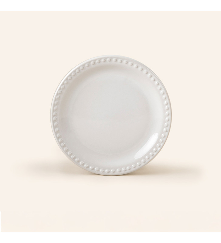 PLATO PASTEL EMBOSS MAUVE REDONDO OPACO