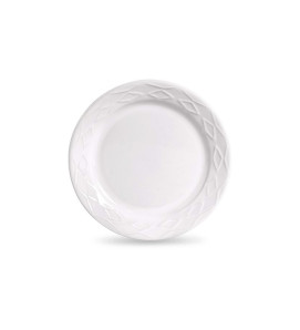 PLATO PASTEL 20CM EMBOSS DIAMONDS BLANCO