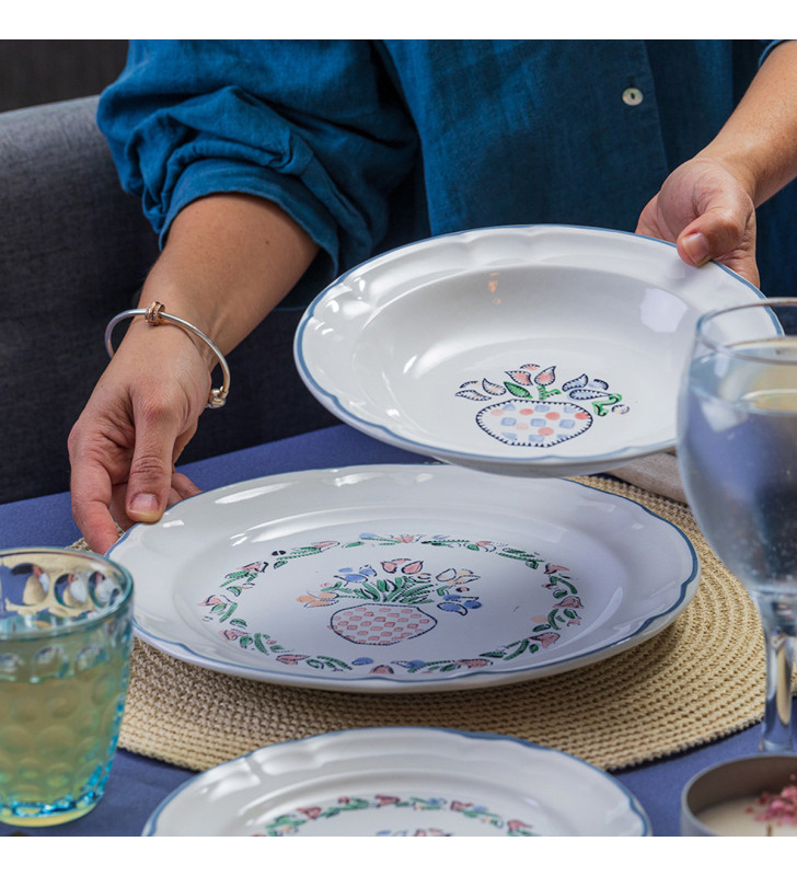 PLATO TRINCHE Y-89 TULIPAN ROSA
