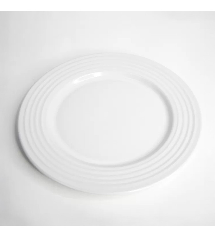 PLATO TRINCHE 26 CMS. EMBOSS CIRCLES