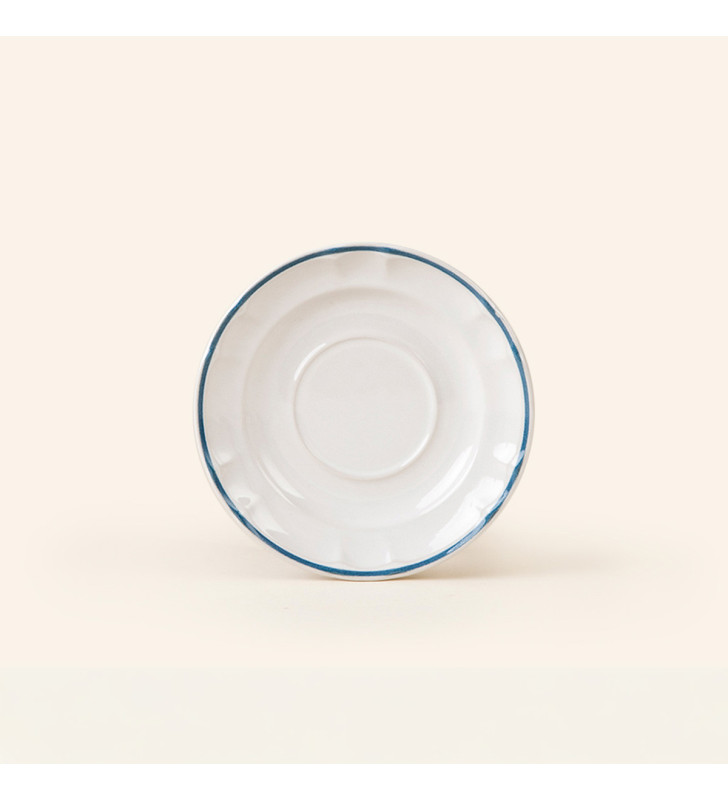 PLATO PARA TAZA TULIPAN ROSA