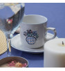 PLATO PARA TAZA TULIPAN ROSA