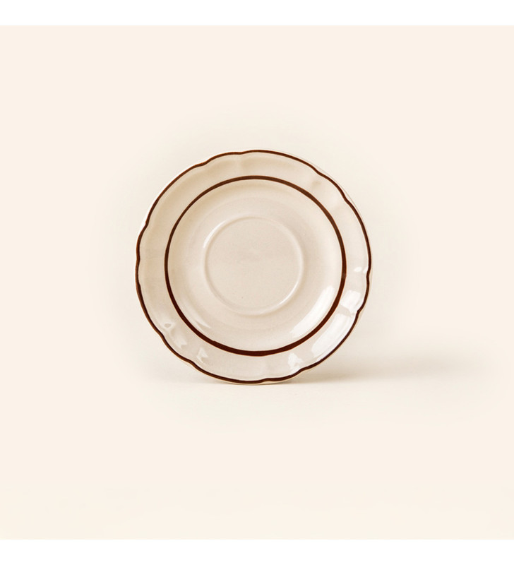 PLATO PARA TAZA DEC. FLOR DE OTONO