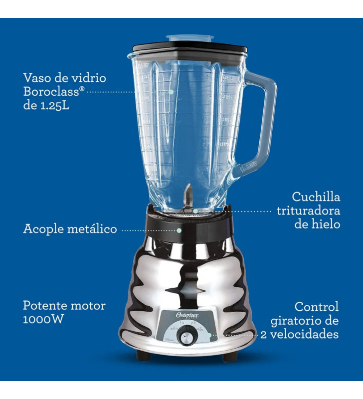450020000 LICUADORA 02 VEL. CROMADA