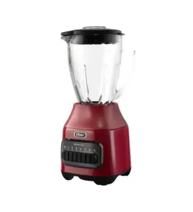 2174271 LICUADORA OS 6 VEL BOTON VIDRIO ROJA