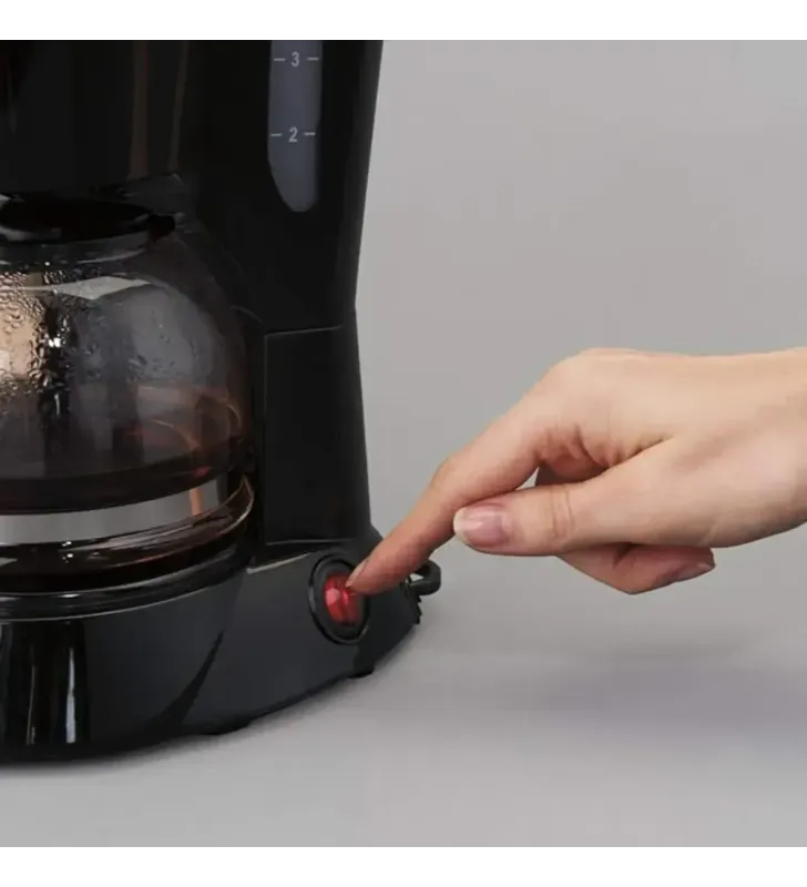 48138 CAFETERA NEGRA 4 TAZAS PS