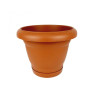 MACETA FLORENCIA 11 PULG CON BASE TERRACOTA