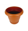 MACETA FLORENCIA 11 PULG CON BASE TERRACOTA
