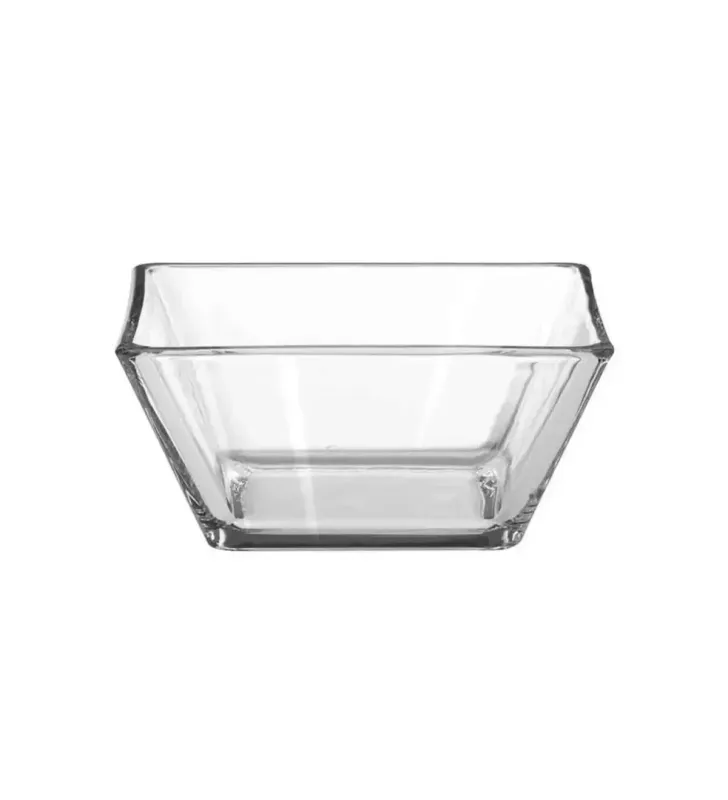 0761 TAZON CUADRADO 14 CMS. CRISTAL TEMPO