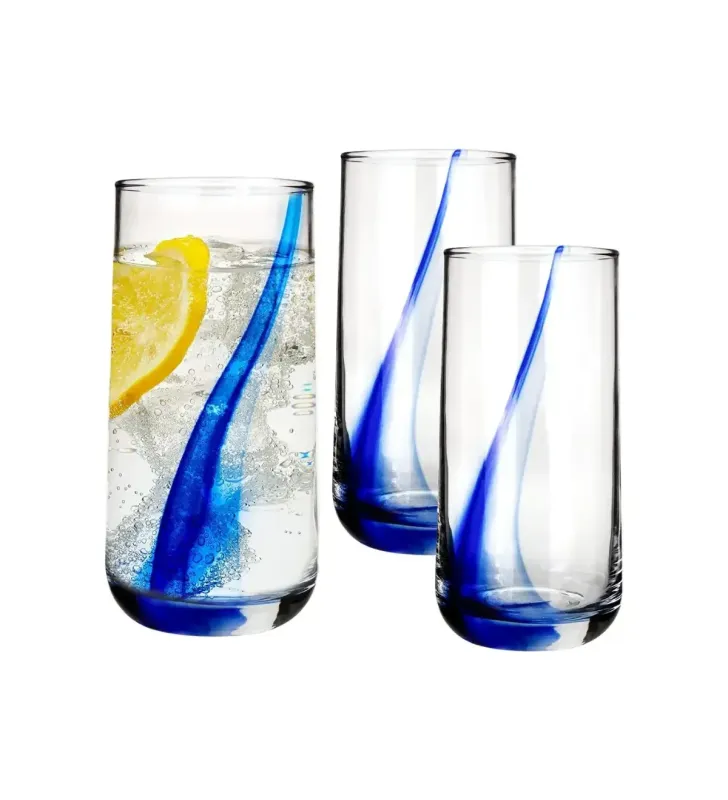 6098 JGO DE VASOS COOLER LISTON AZUL